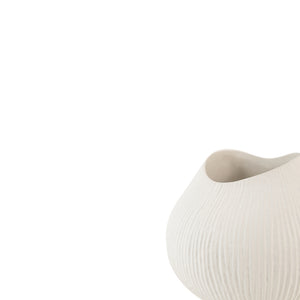 Griffin Ceramic Vase (White)