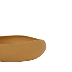 Earthen Plate Ceramic Decor (Brown)
