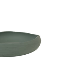 Load image into Gallery viewer, Earthen Plate Ceramic Decor (Forest Green)
