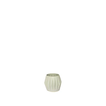 Load image into Gallery viewer, Textured Ceramic Vase Small (White)
